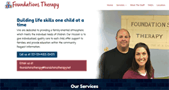 Desktop Screenshot of foundationstherapy.net