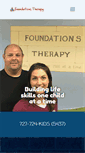 Mobile Screenshot of foundationstherapy.net